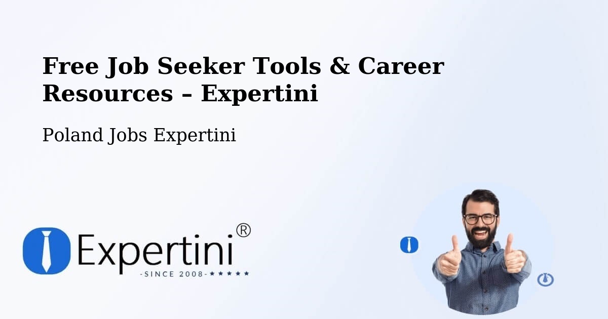 Free Job Seeker Tools & Career Resources – Oświęcim - Oświęcim, Poland Jobs Expertini