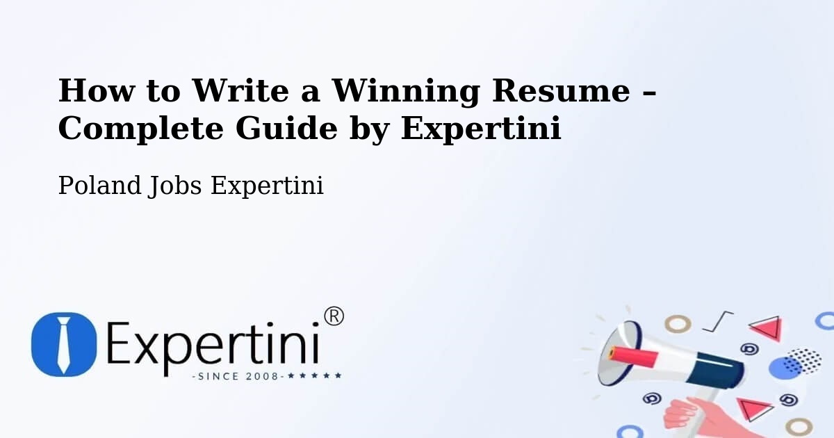 Resume Writing Guide for Job Seekers – Oświęcim - Oświęcim, Poland Jobs Expertini